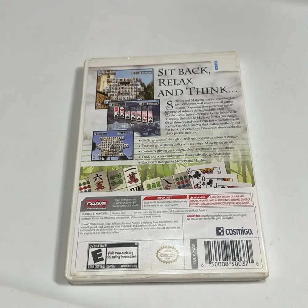 Nintendo wii solitaire